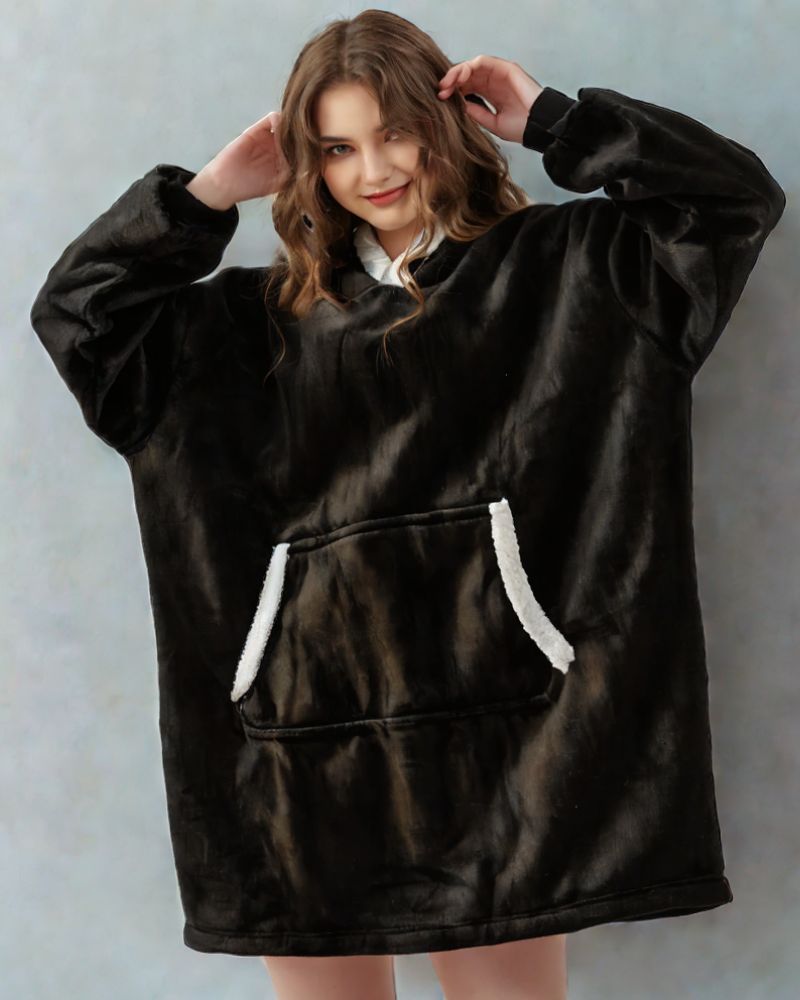 Sweat à capuche chaud avec poche