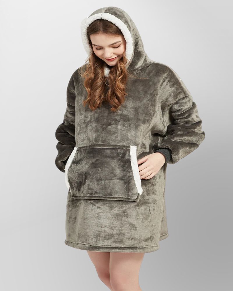 Sweat à capuche chaud avec poche