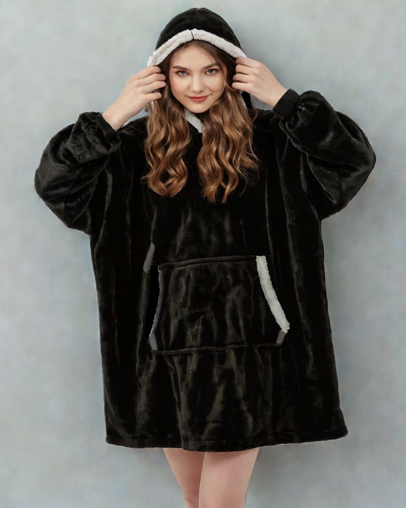Sweat à capuche chaud avec poche