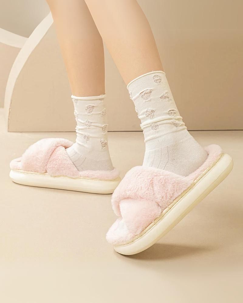Chaussons chauds et moelleux