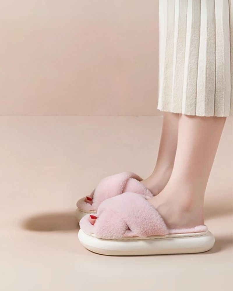 Chaussons chauds et moelleux