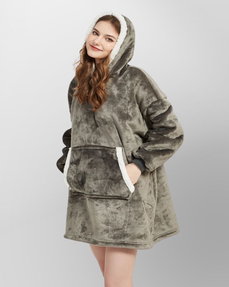 Sweat à capuche chaud avec poche