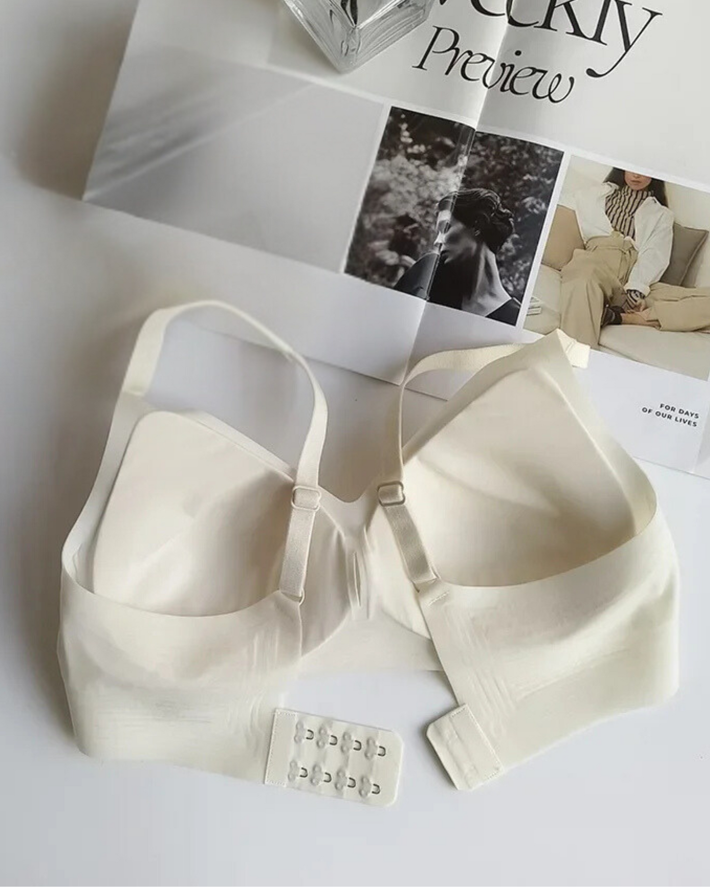Soutien-gorge sans couture doux à fines bretelles