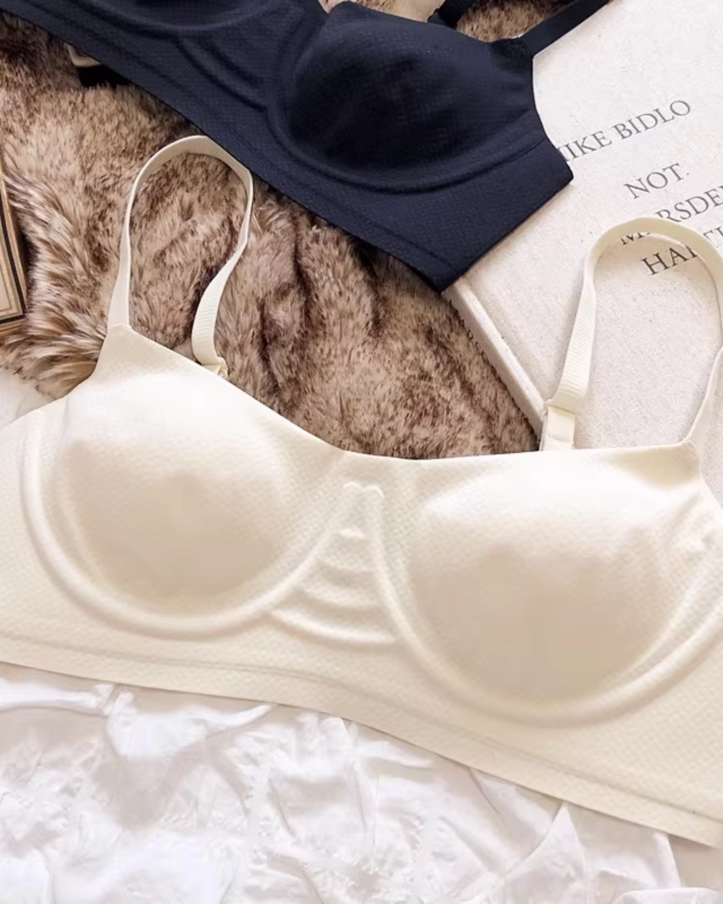 Soutien-gorge sans couture en balconnet confortable