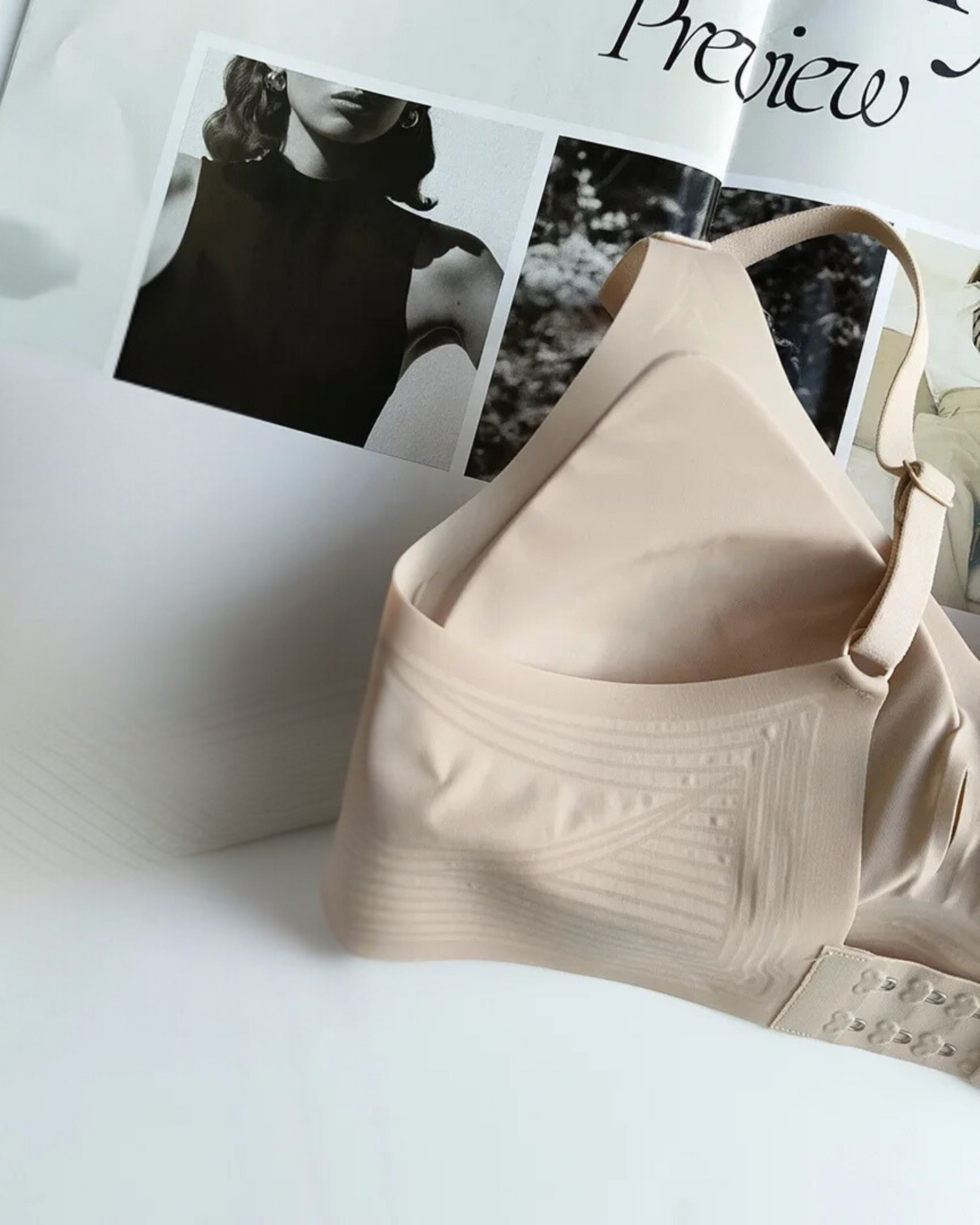 Soutien-gorge sans couture doux à fines bretelles