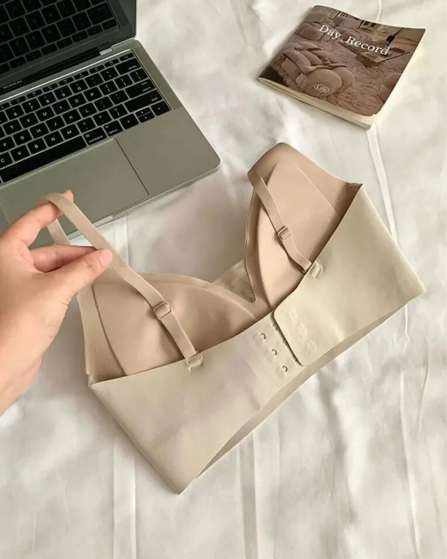 Soutien-gorge bralette doux avec bas décoratif