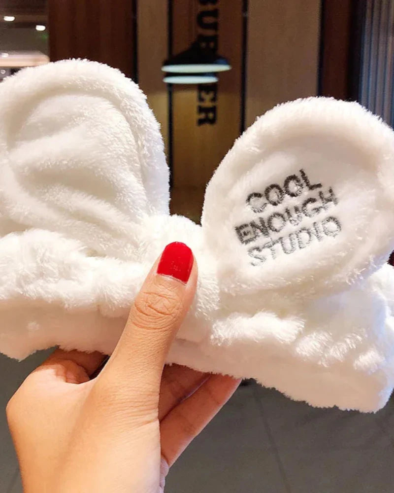Bandeau en peluche avec nœud Cool Enough