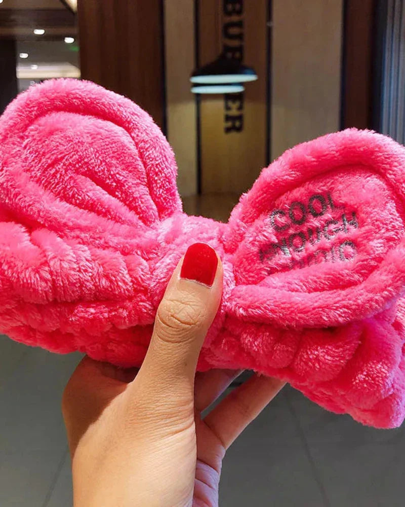 Bandeau en peluche avec nœud Cool Enough