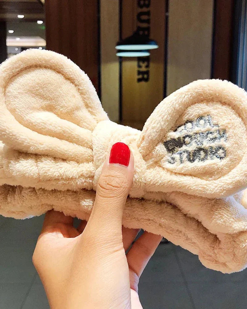 Bandeau en peluche avec nœud Cool Enough