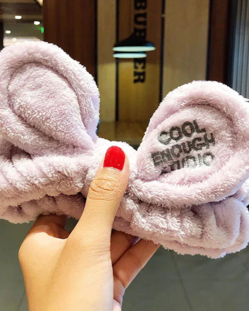 Bandeau en peluche avec nœud Cool Enough