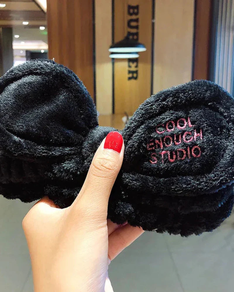 Bandeau en peluche avec nœud Cool Enough