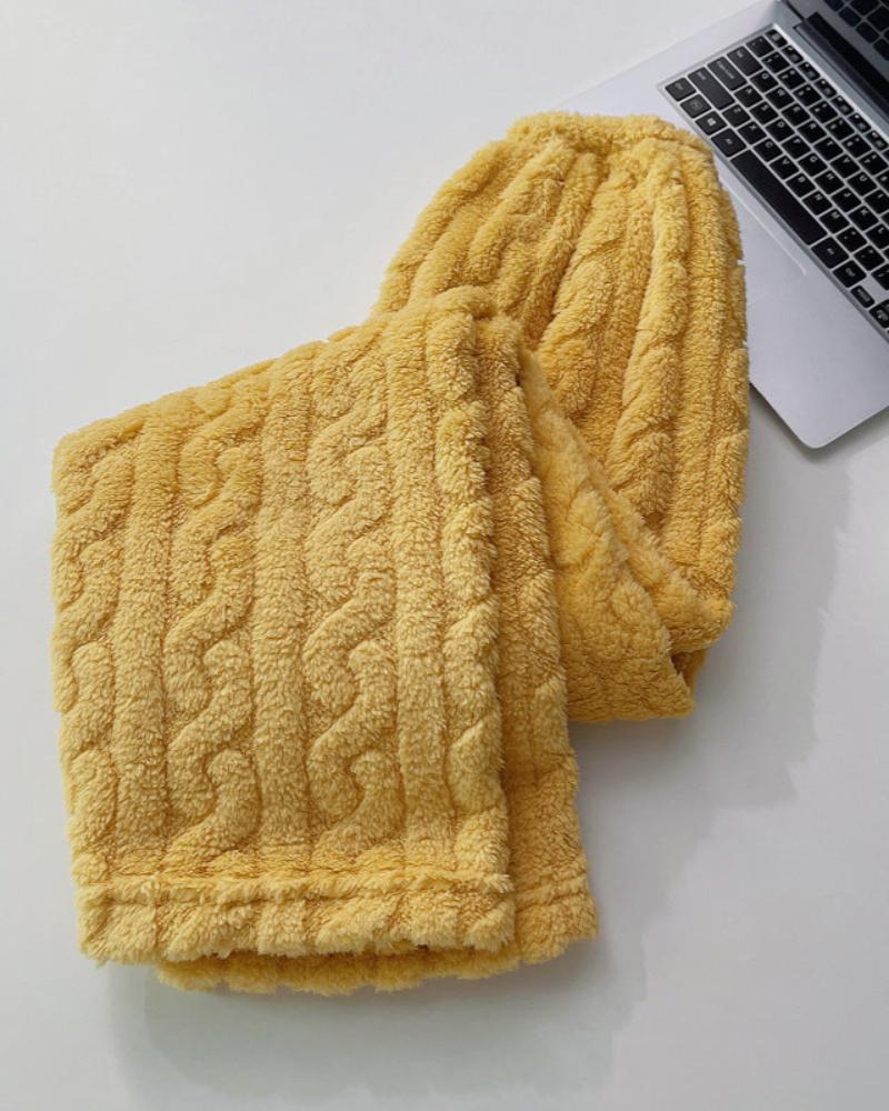 Pantalons doux et pelucheux à jambes longues