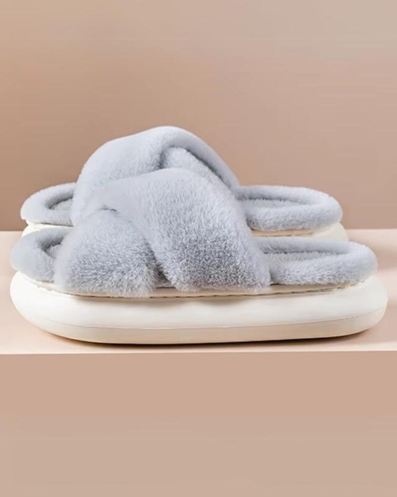 Chaussons chauds et moelleux