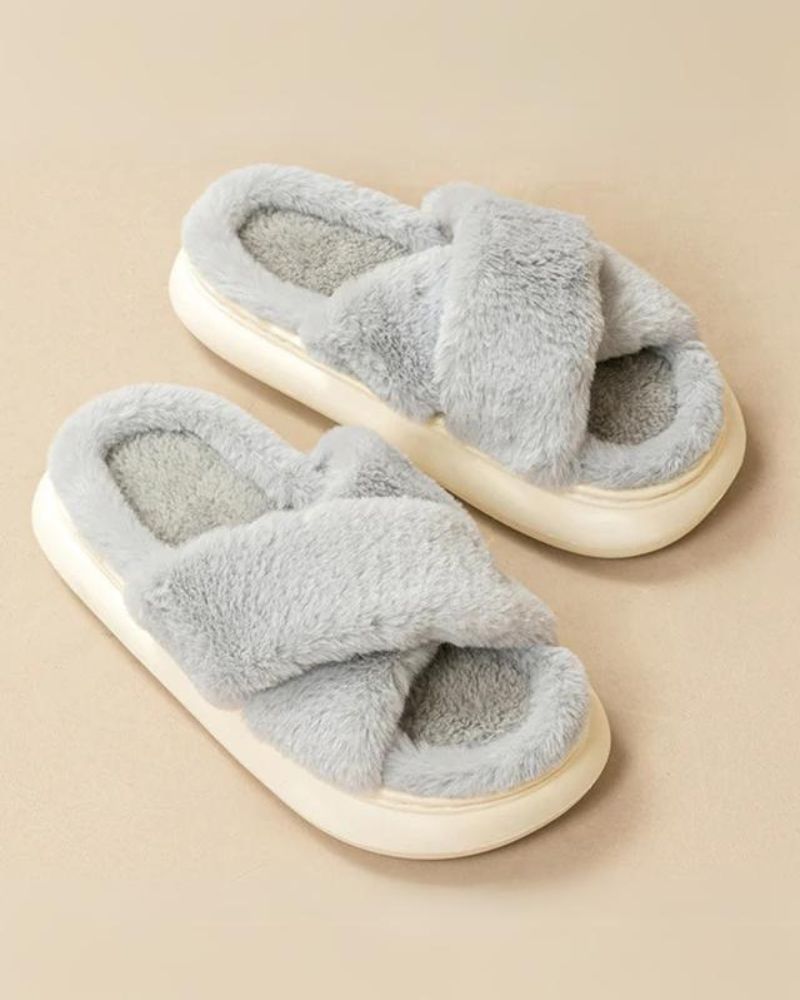 Chaussons chauds et moelleux