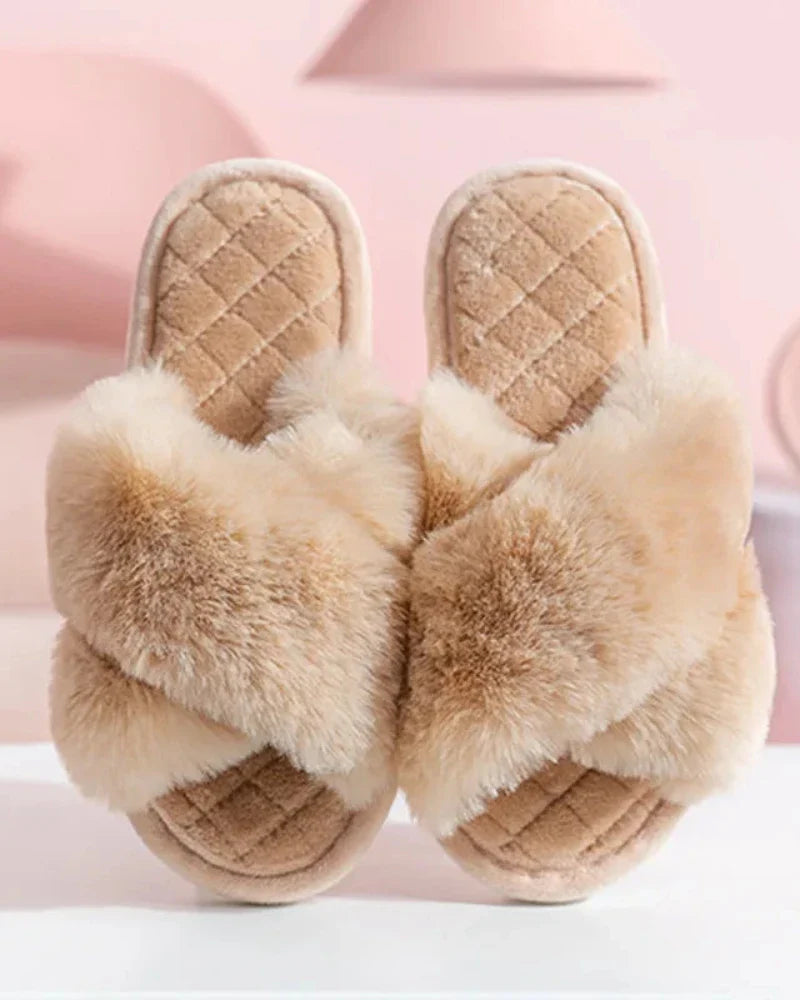 Chaussons moelleux et confortables