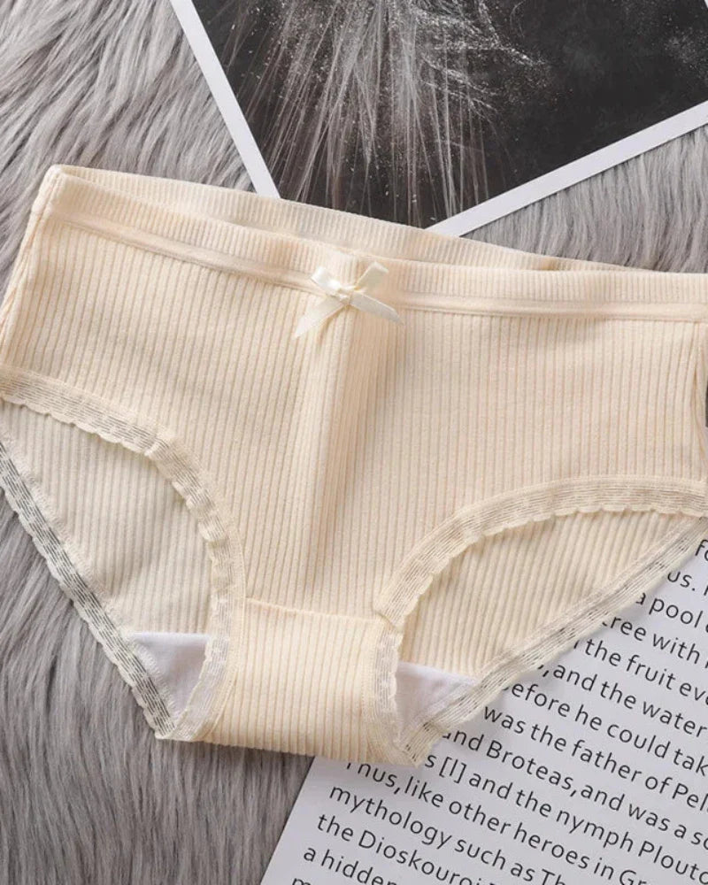 Culotte en dentelle côtelée confortable
