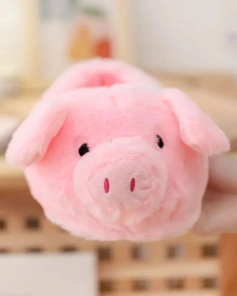 Chaussons en forme de cochon