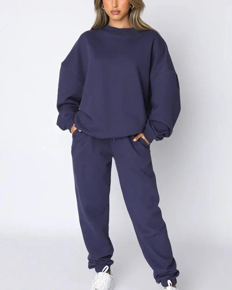 Ensemble de survêtement ample avec sweat à capuche