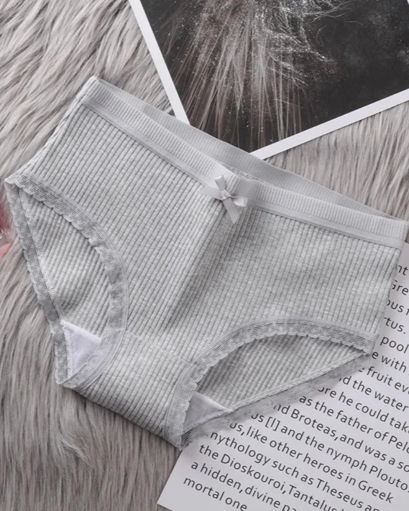 Culotte en dentelle côtelée confortable