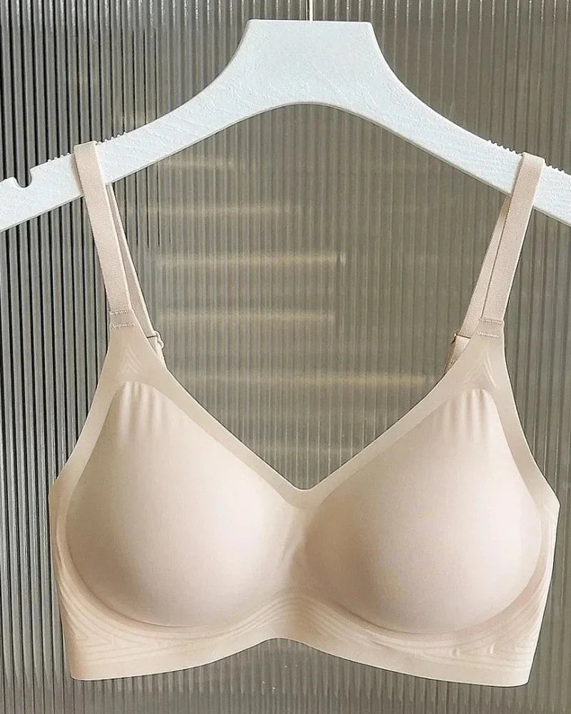 Soutien-gorge sans couture doux à fines bretelles