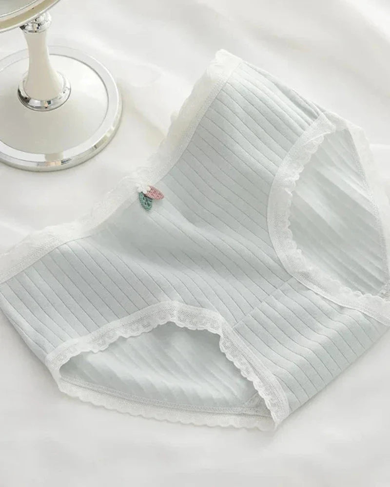 Culotte confortable avec dentelle décorative