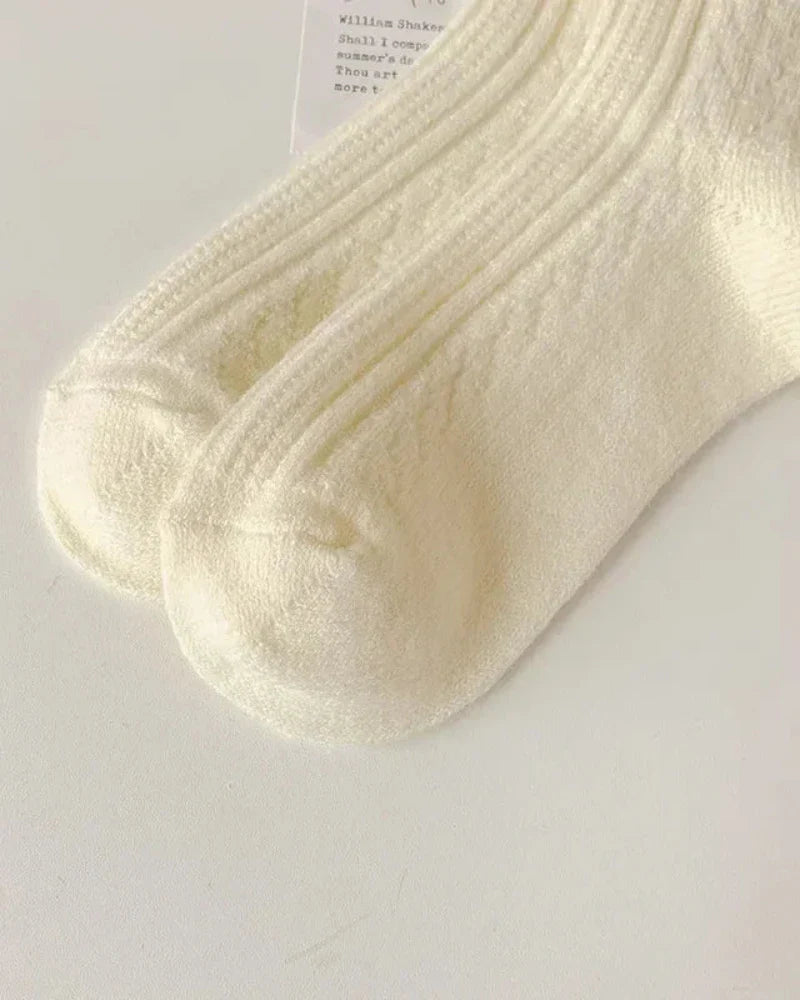 Chaussettes longues et chaudes à motif