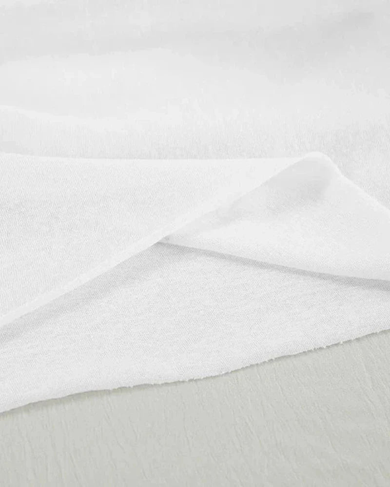 Chemise de nuit délicate à manches longues