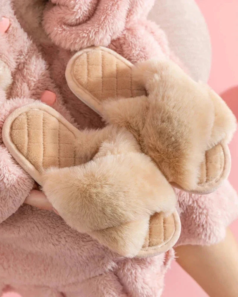 Chaussons moelleux et confortables