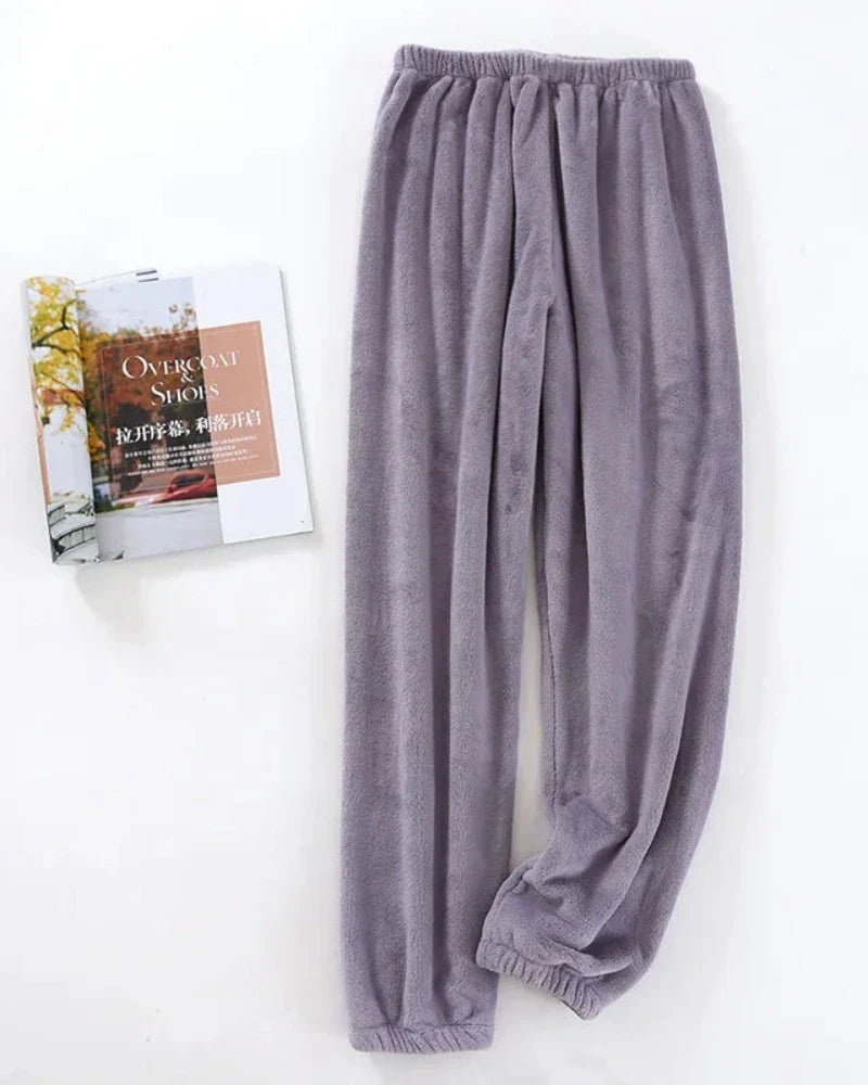 Pantalons velours longs et moelleux