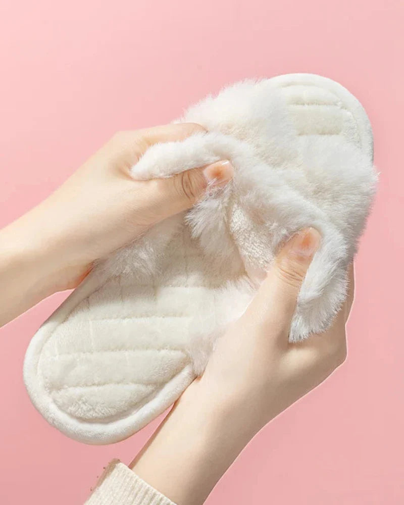 Chaussons moelleux et confortables