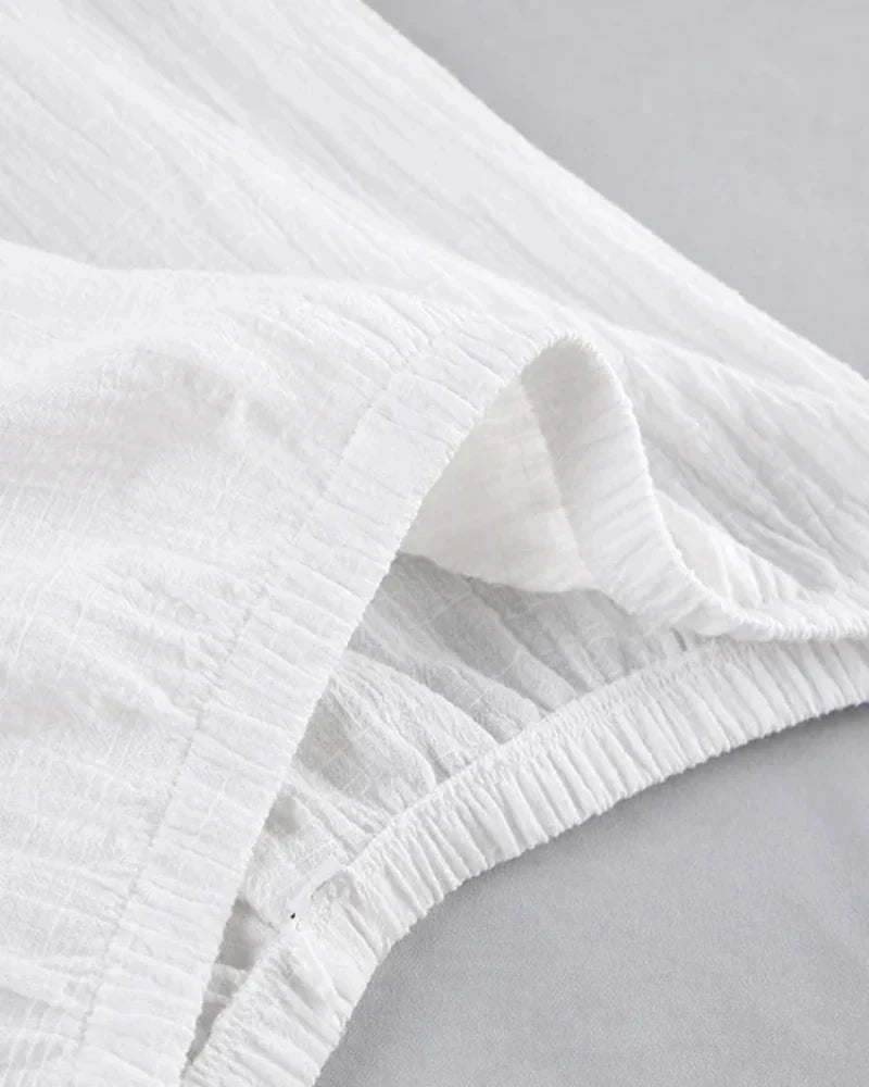 Ensemble long en mousseline pour la maison