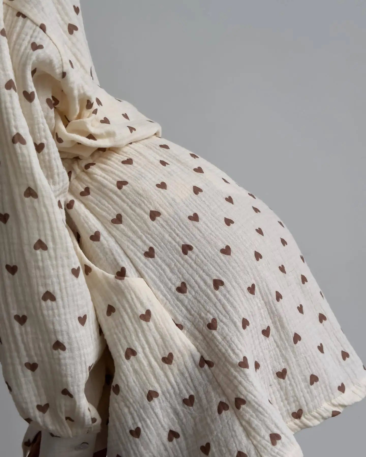 Ensemble court en mousseline pour la maison
