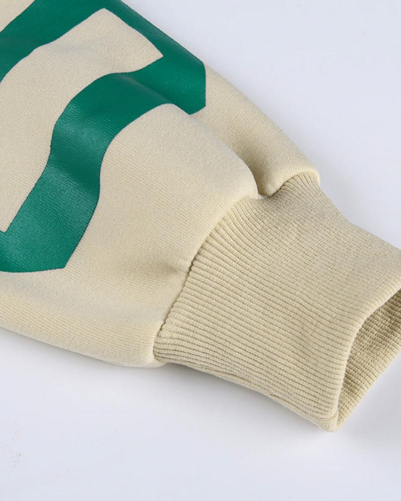 Sweat-shirt oversize à col rond
