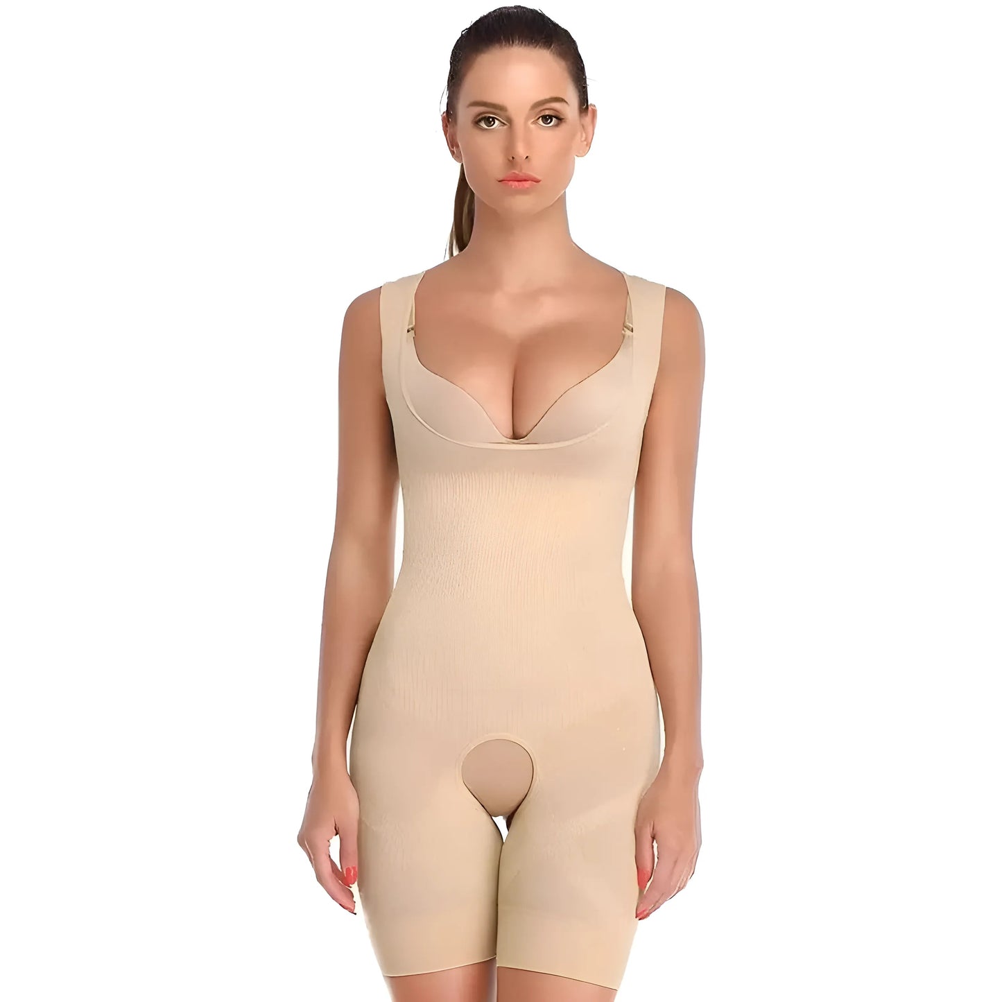 Beige Combinaison amincissante pour femmes