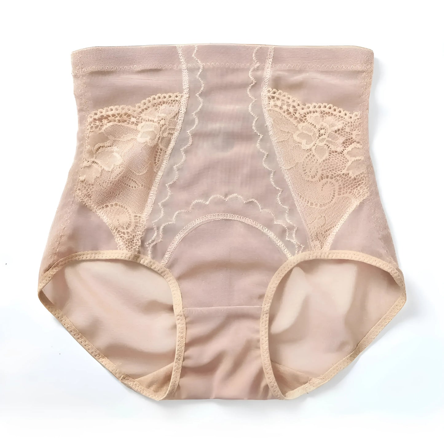 Beige Culottes en dentelle