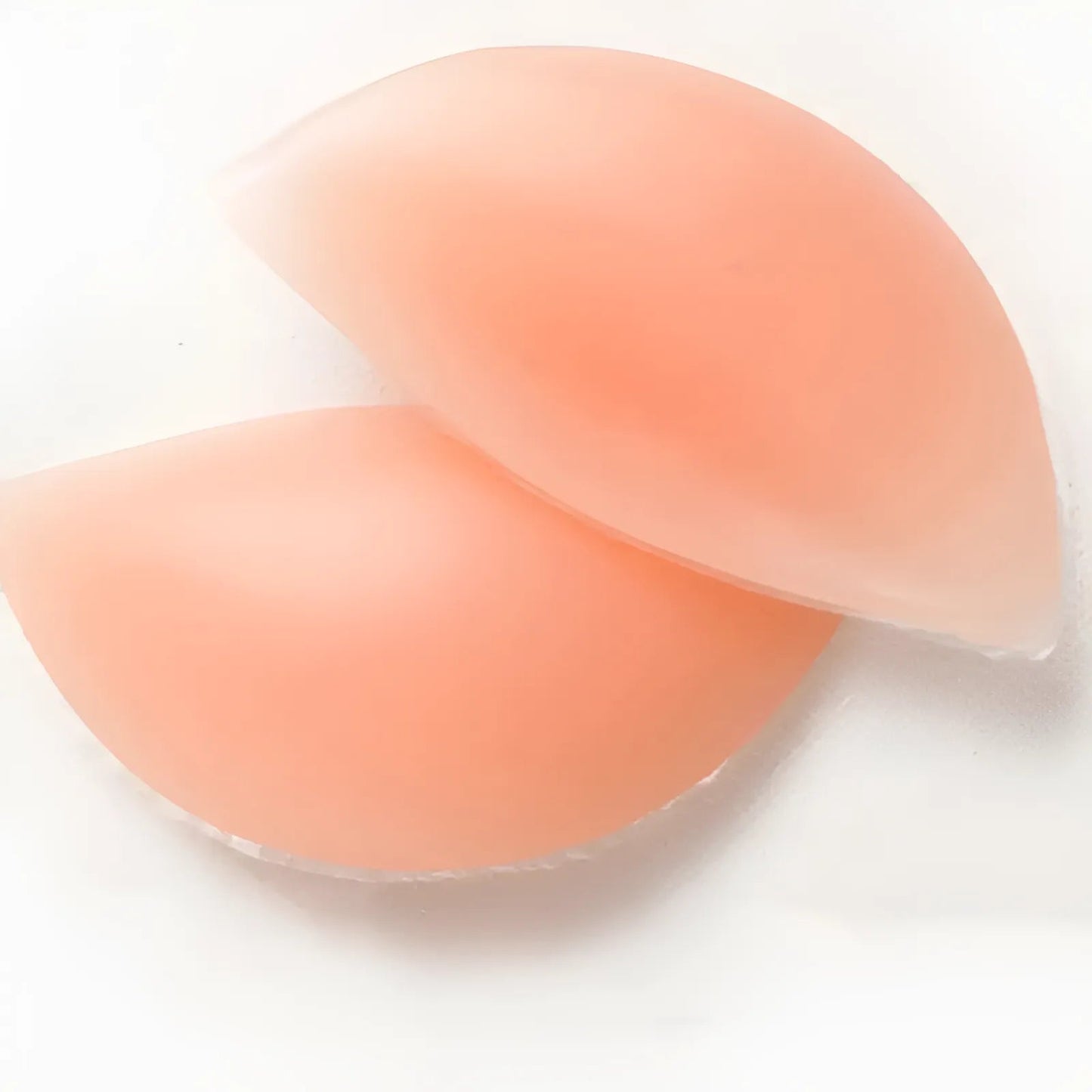 Beige Inserts de soutien-gorge en silicone en forme de goutte