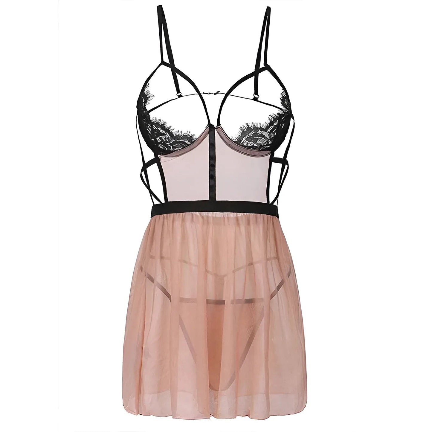 Beige Nuisette sans dos