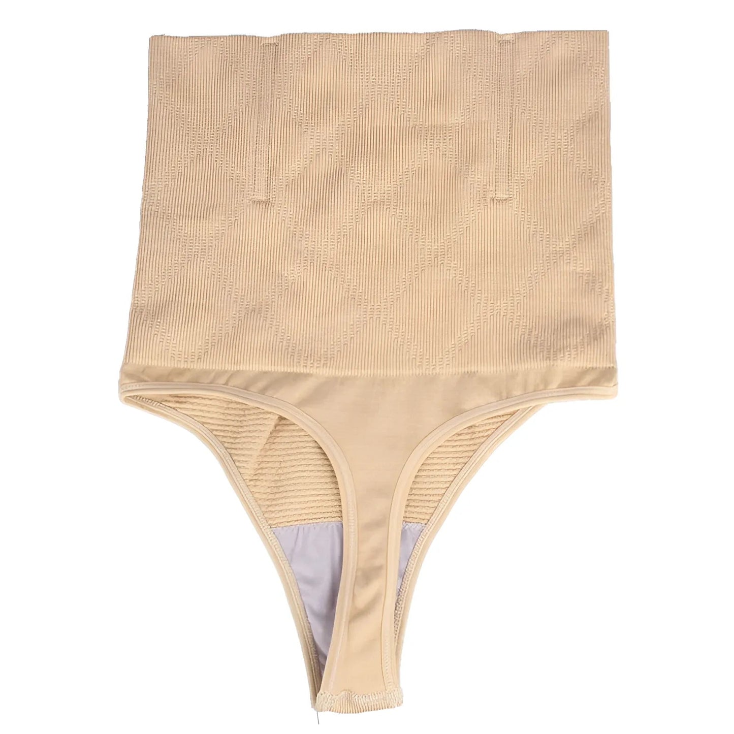 Beige Shaping briefs avec dos ouvert