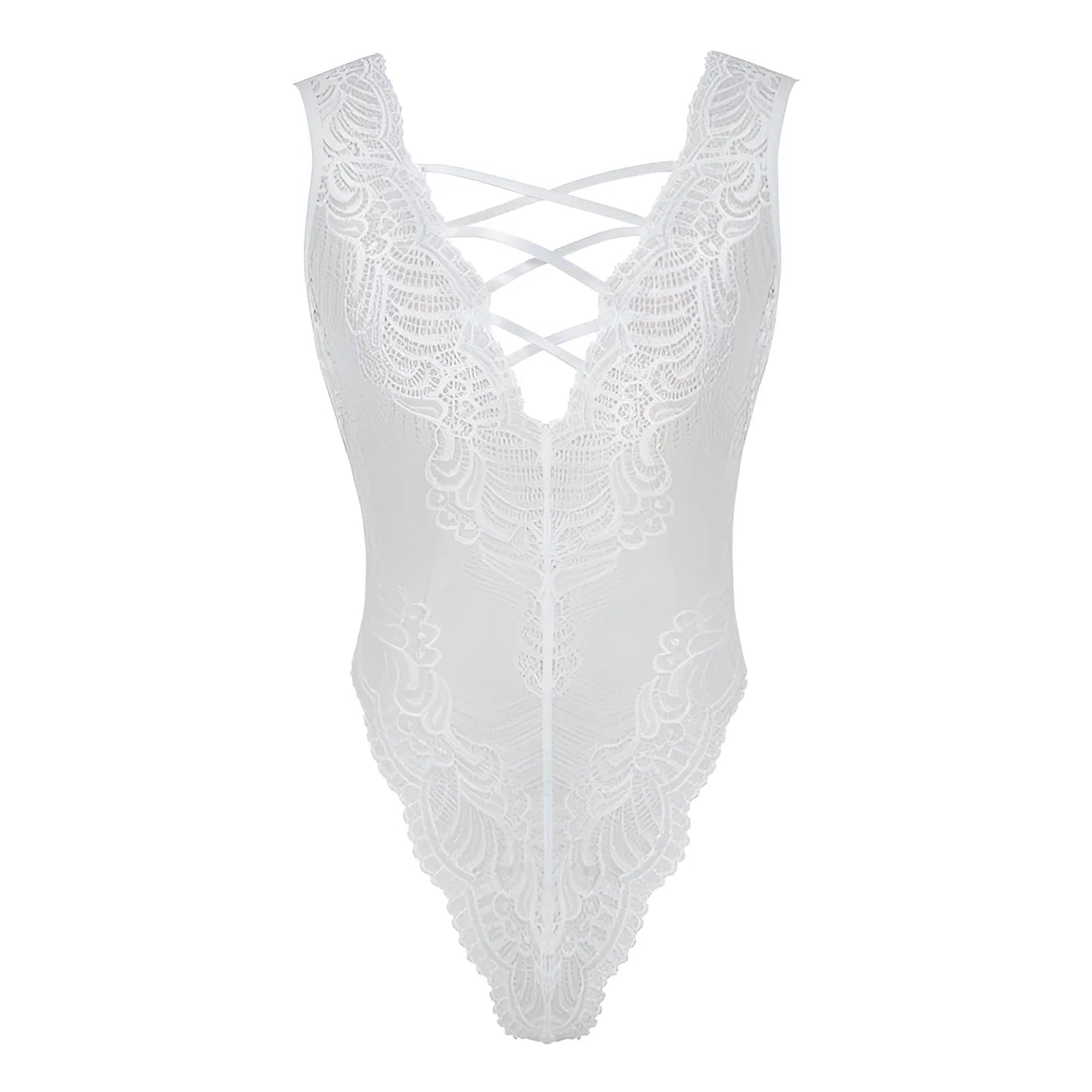 Blanc Body à rayures