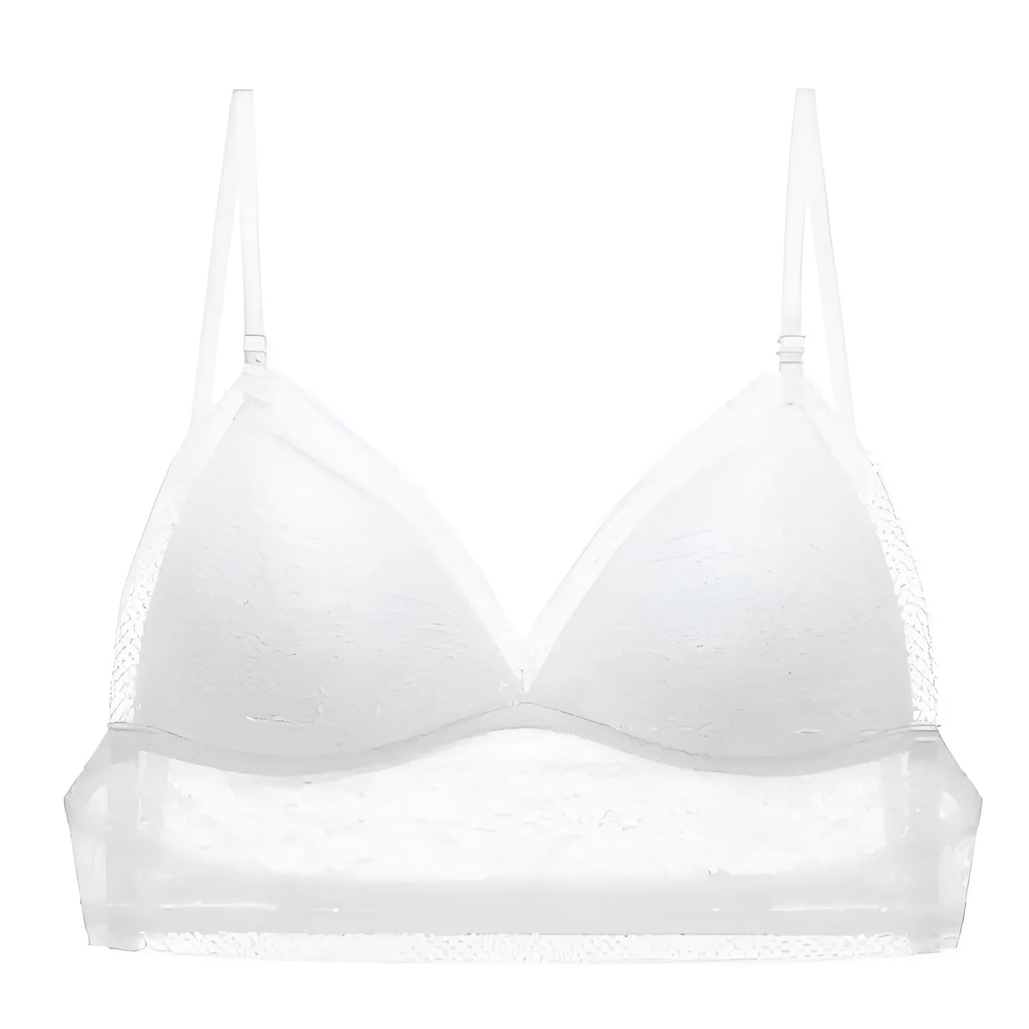 Blanc Brassière à dos bas
