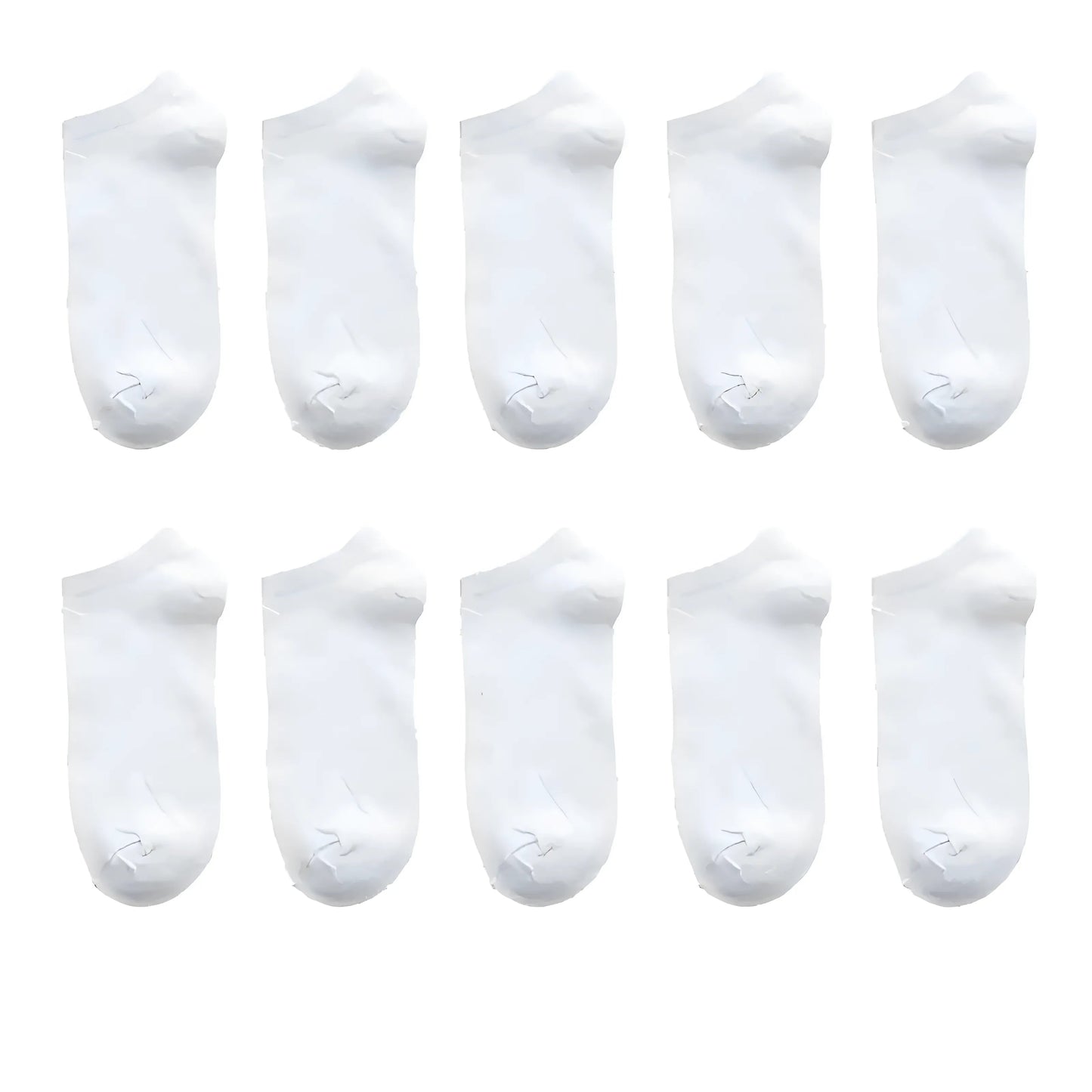 Blanc Chaussettes classiques - Paquet de 10