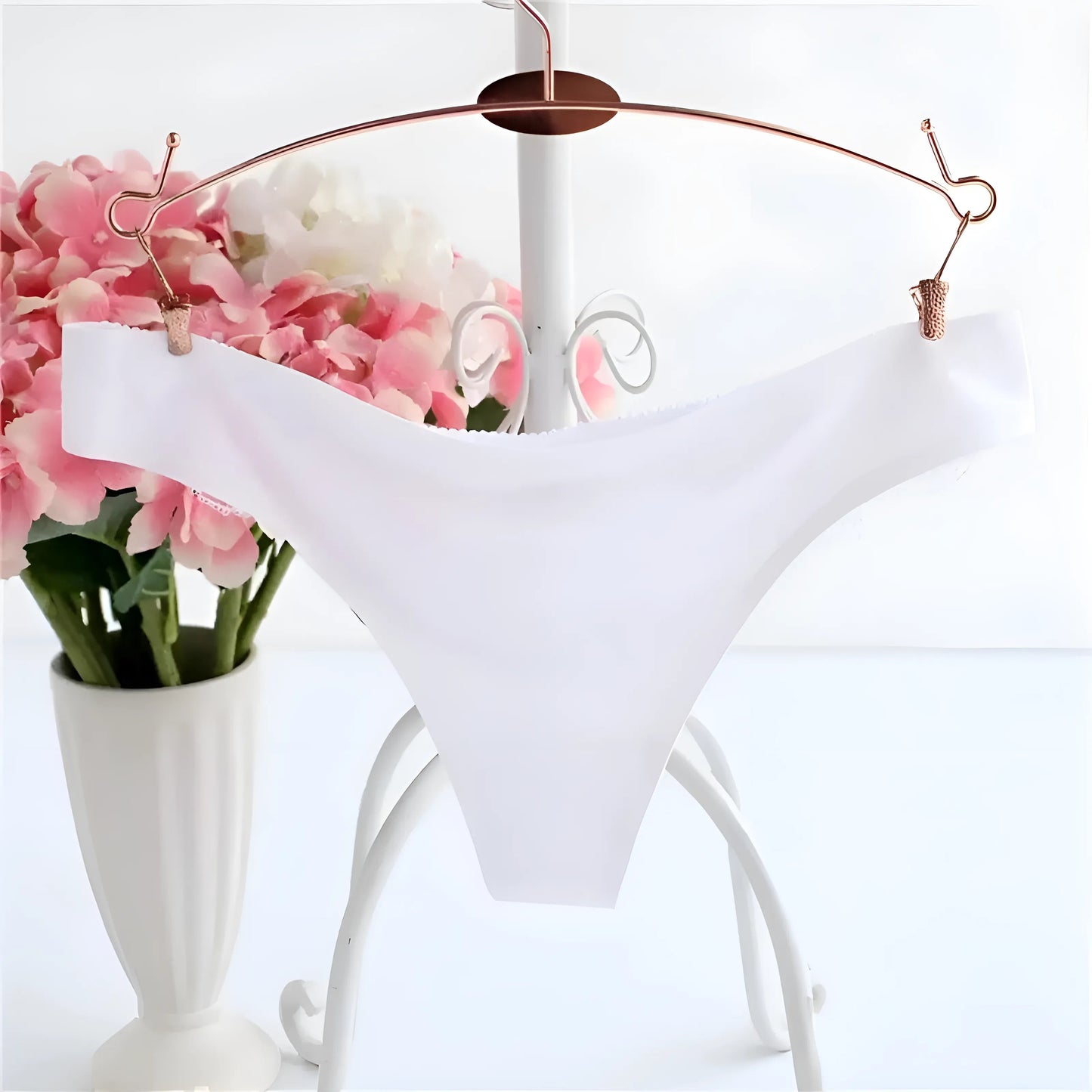 Blanc Culottes en dentelle sans couture