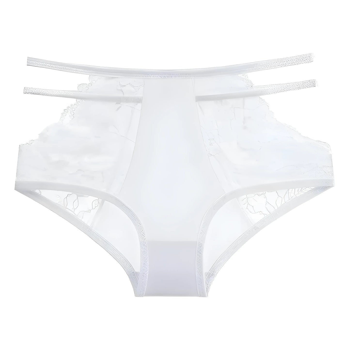 Blanc Culottes taille haute
