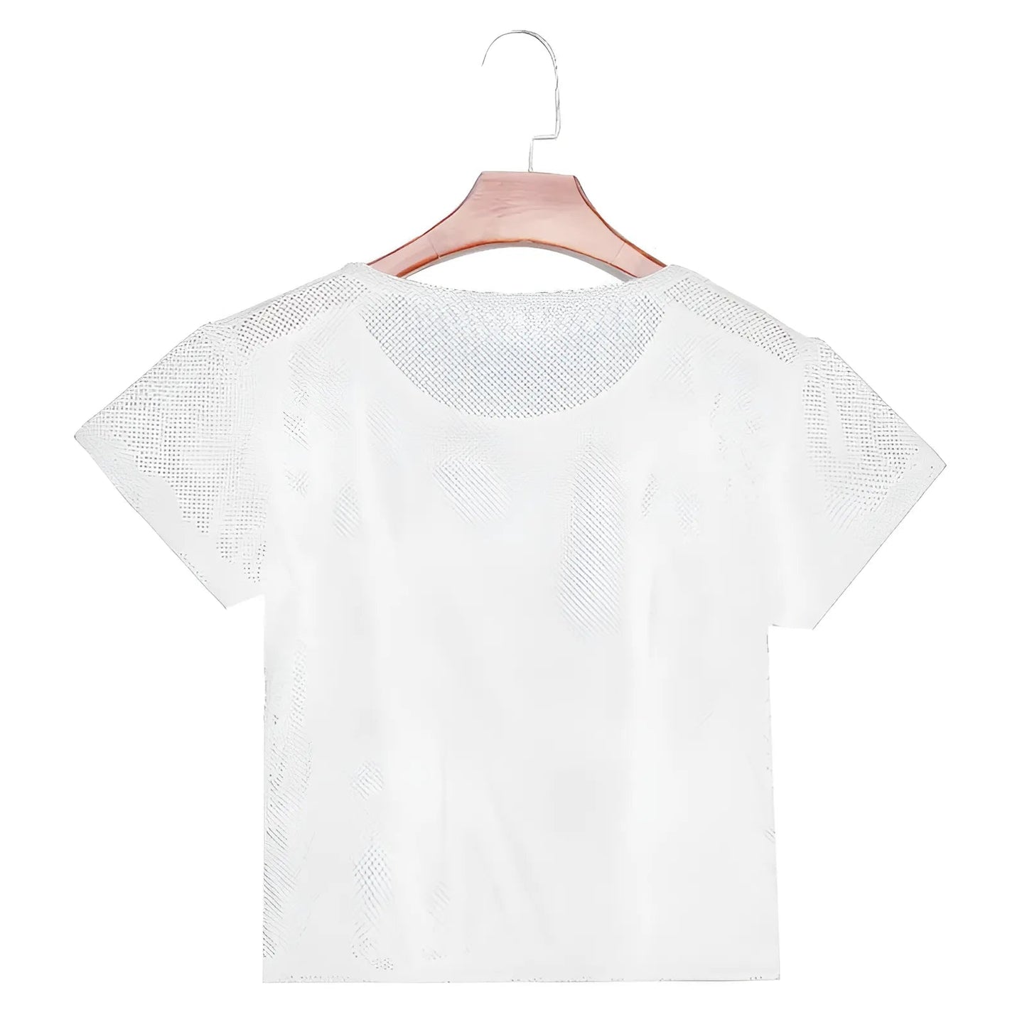 Blanc Haut de sport ample