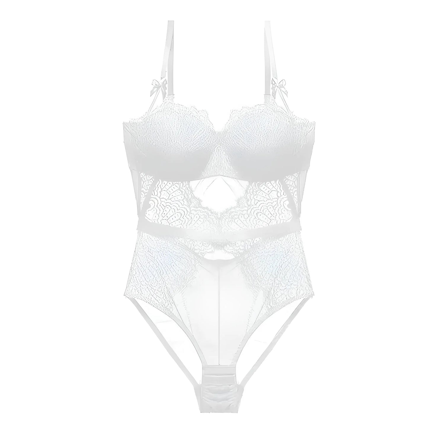 Blanc Robes corset avec des nœuds