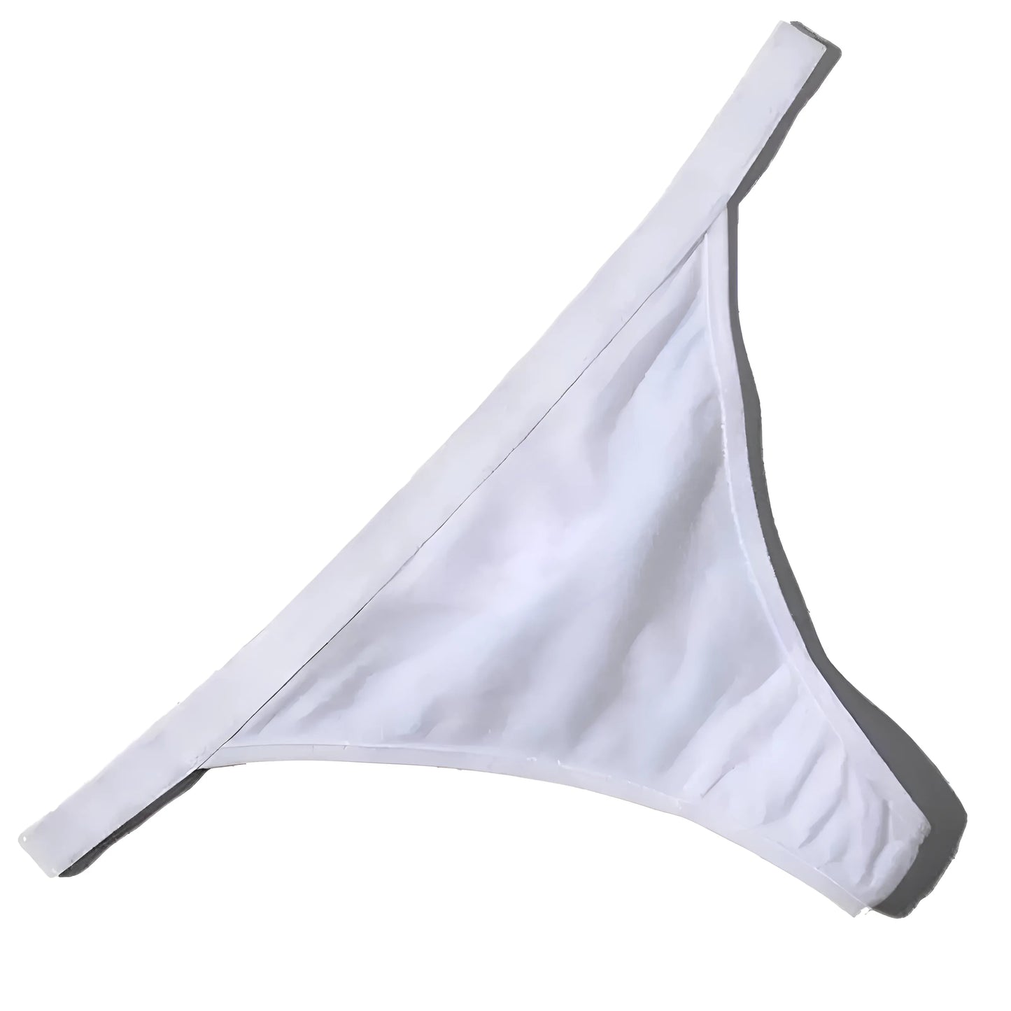 Blanc String en coton classique