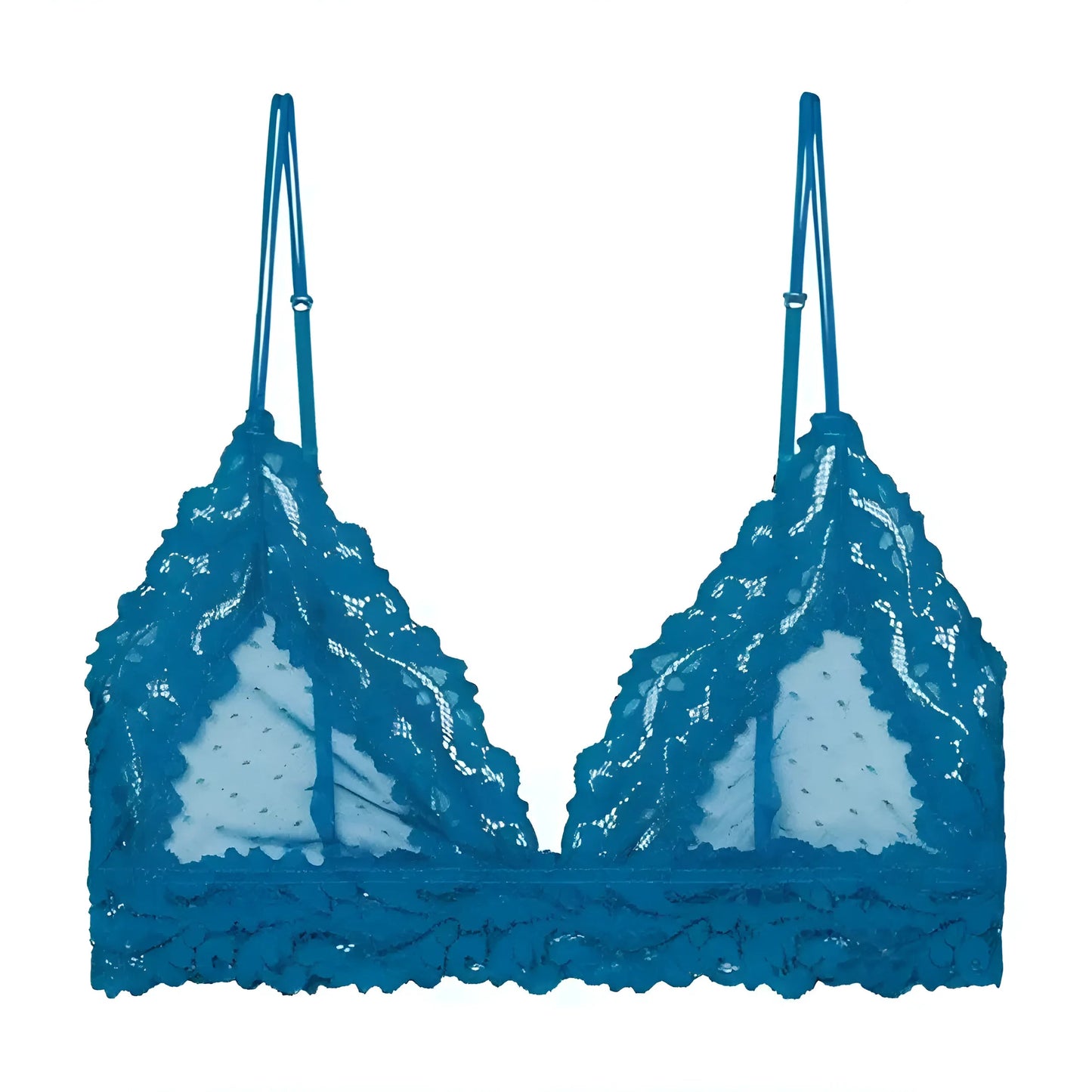 Bleu Bralette en dentelle