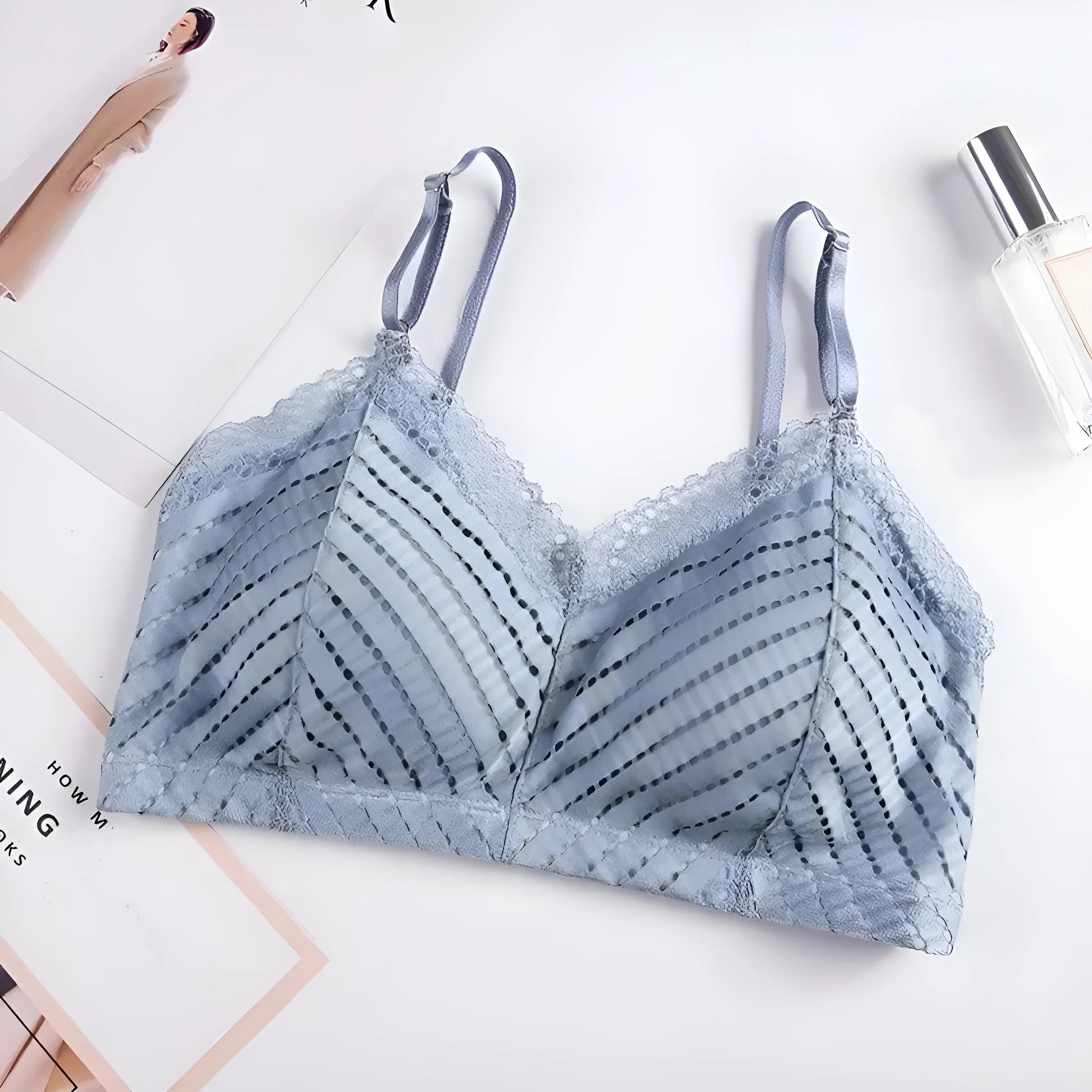 Bleu clair Soutien-gorge push-up universel