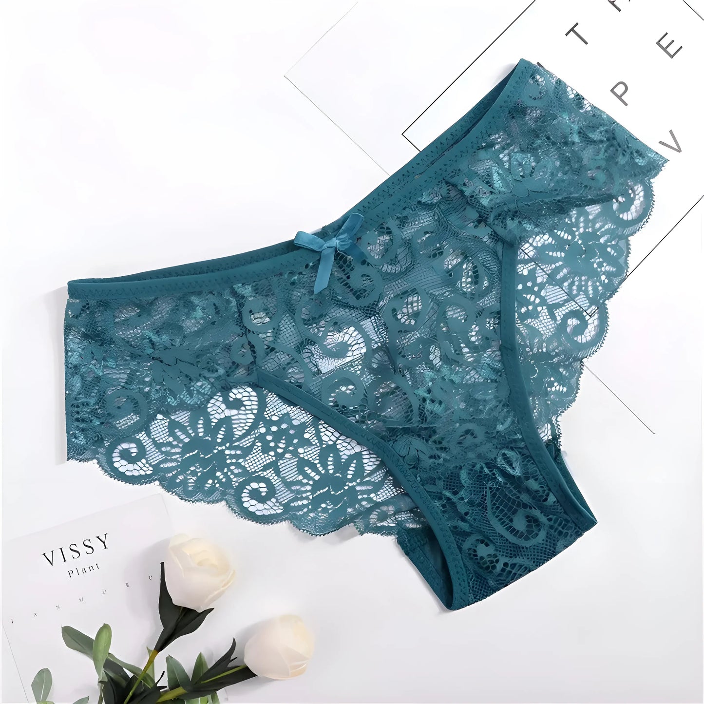 Bleu Culotte en dentelle élégante