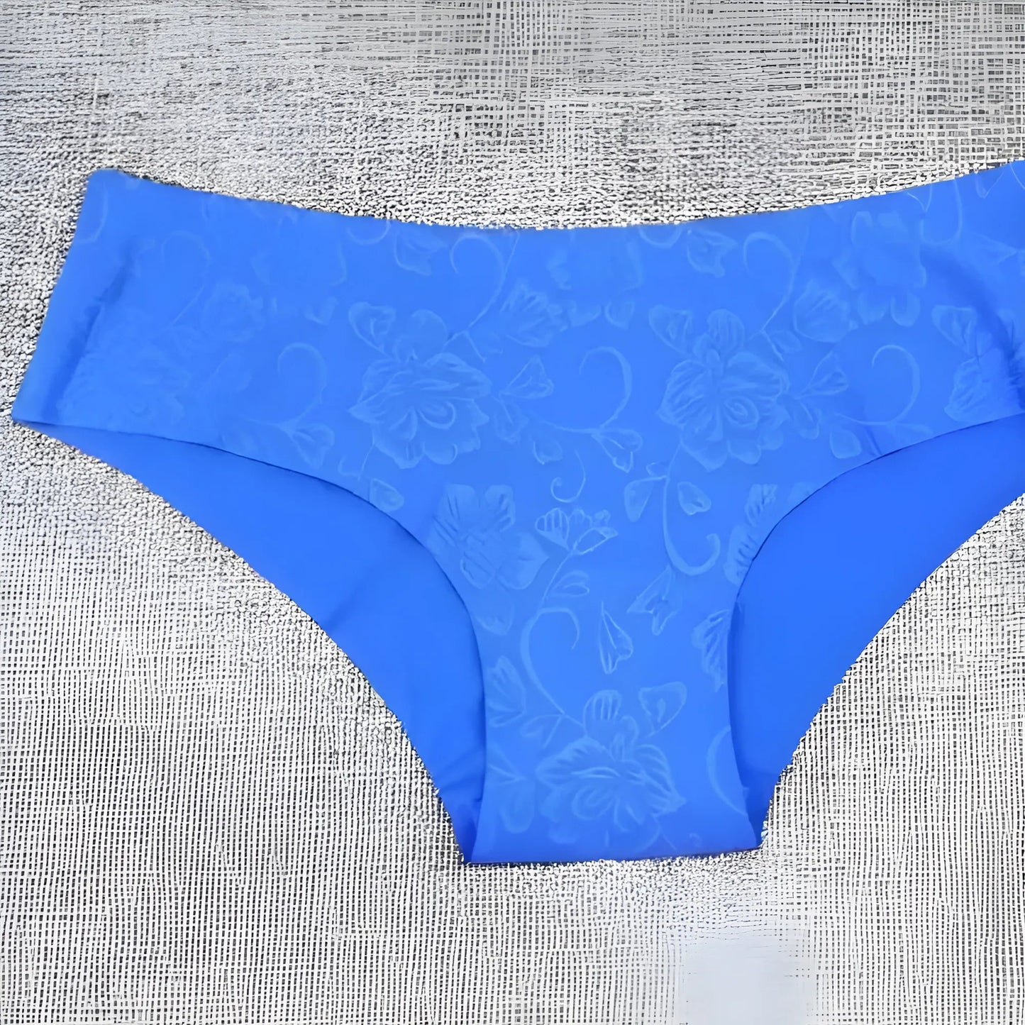 Bleu Figurines florales élégantes